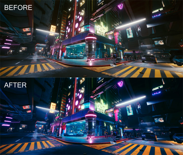 Na górze standardowa wersja gry, na dole wersja z modem. - 2021-08-21