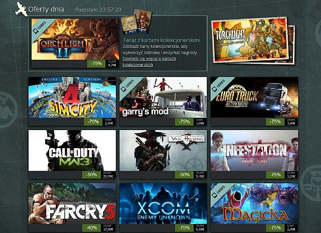 W ósmym dniu oferta przeznaczona jest przede wszystkim dla miłośników strzelanin FPP, hack'n'slashy i strategii - Ósmy dzień letniej wyprzedaży na Steamie – m.in. Torchlight II, Far Cry 3, Van Helsing, XCOM - wiadomość - 2013-07-18