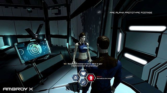 Dialogowy "system paradygmatu" w pełnej krasie. - Ambrov X – ruszył Kickstarter gry cRPG w realiach science-fiction, osadzonej w uniwersum Sime Gen - wiadomość - 2013-09-06