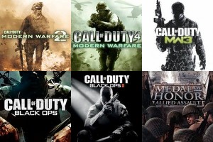 Najbardziej polecane Call of Duty,MoH i BF