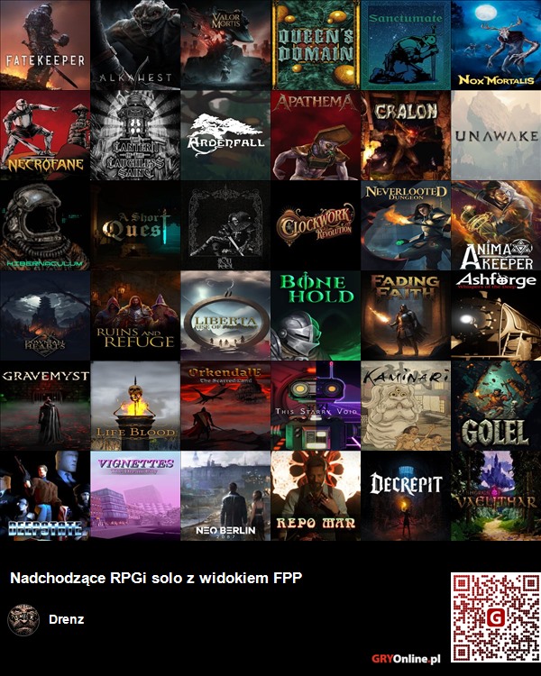 Best Fpp Nadchodzące RPGi solo z widokiem FPP - top lista, autor: Drenz ...