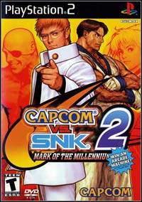 Capcom vs SNK 2: Mark of the Millennium 2001 (PS2 cover