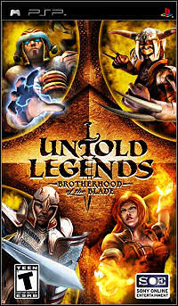 Untold Legends: Brotherhood of the Blade (PSP cover