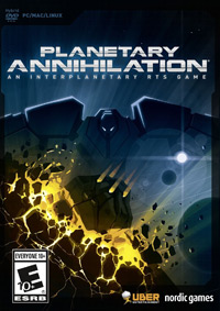 Planetary Annihilation (PC cover