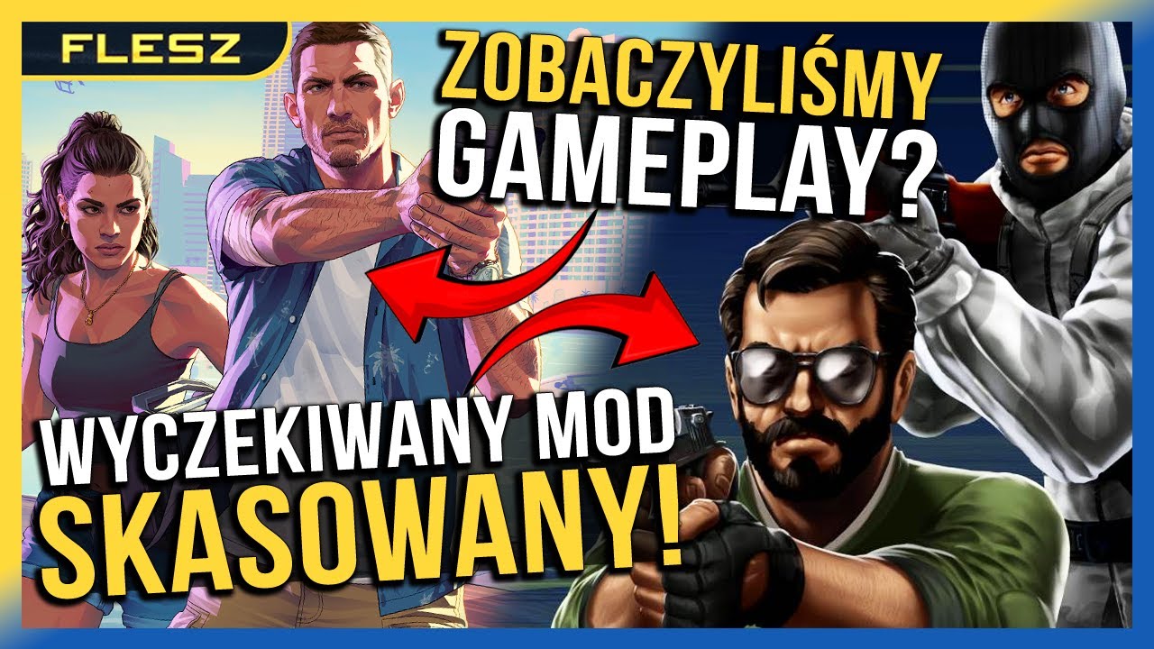 Trailer GTA 6 zawiera gameplay? CS: Classic Offensive anulowane! | FLESZ