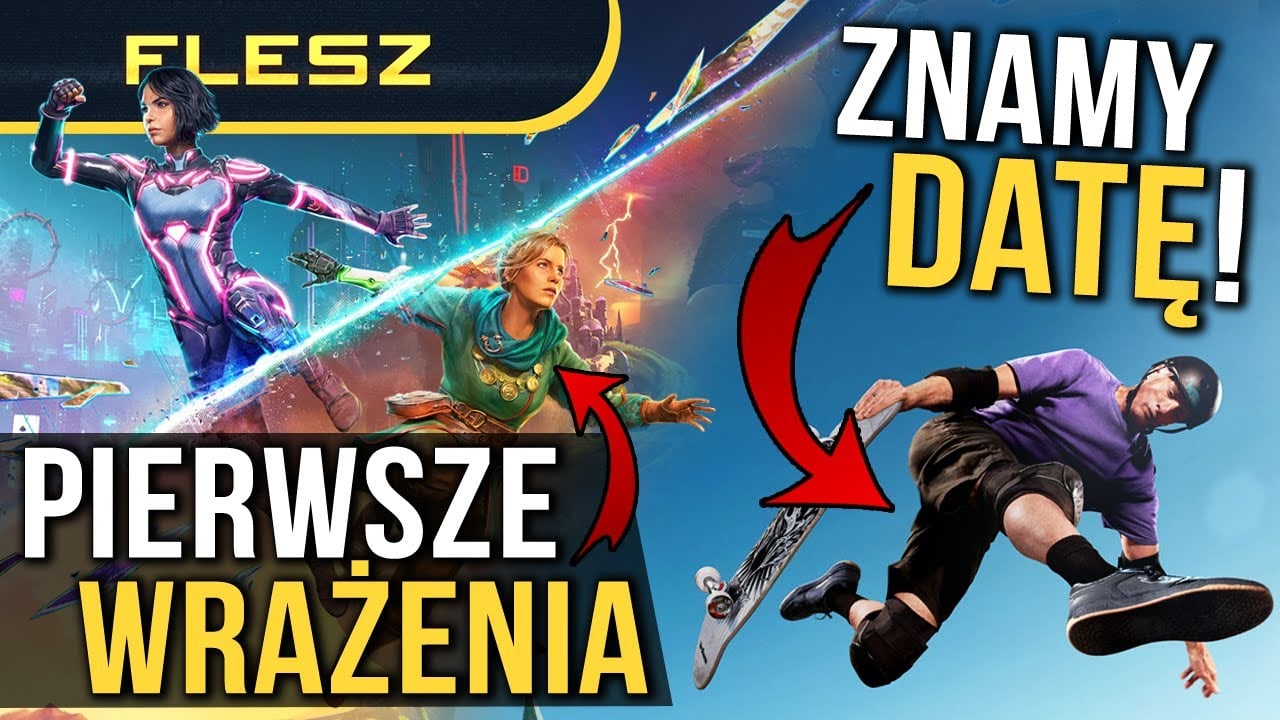 Data premiery Tony Hawk 3+4! Split Fiction - jak wypada? FLESZ - 5 marca 2025