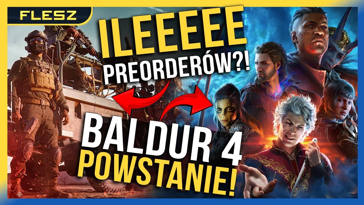 Baldur's Gate 4 potwierdzone! Battlefield 6 już jest bestsellerem! - FLESZ