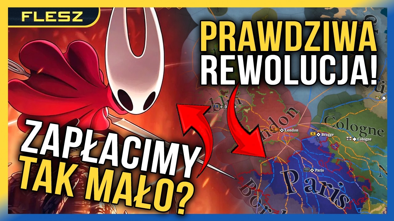 Silksong za 80zł?! Europa Universalis 5 będzie rewolucyjna! - FLESZ