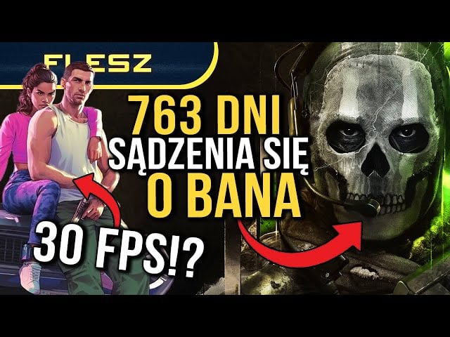 GTA 6 poniżej 60 FPS na premierę? Sądowa wojna o bana! FLESZ - 31 stycznia 2025