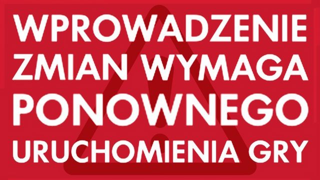 Czemu zmiana ustawień grafiki wymaga restartu gry?