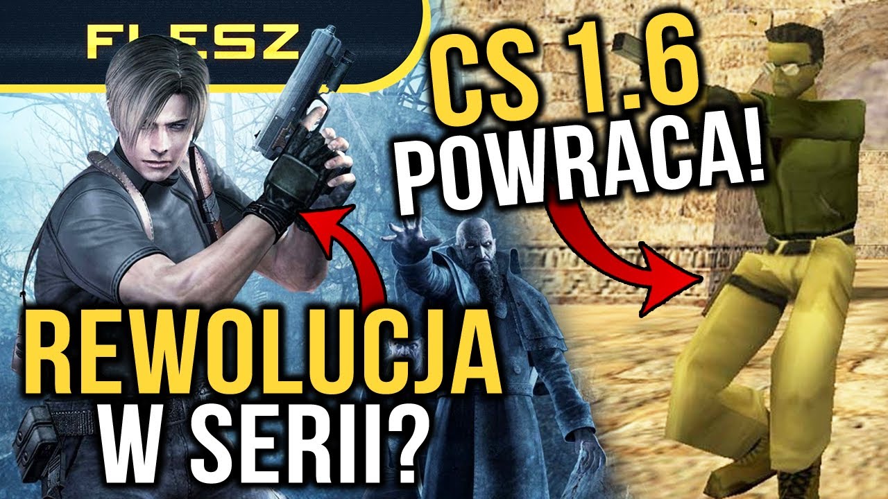 Resident Evil 9 będzie rewolucyjny? Remake CS 1.6 powstaje! FLESZ - 18 marca 2025