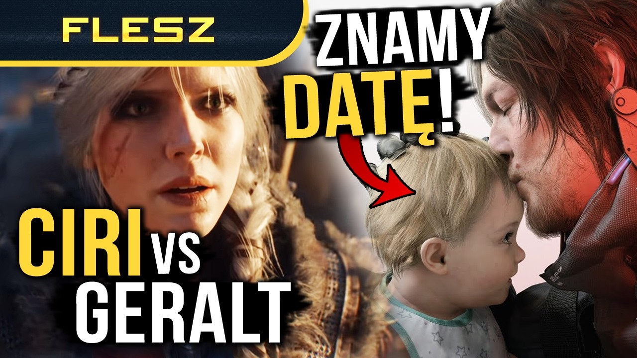 Znamy datę i cenę Death Stranding 2! Walka Ciri w Wiedźminie 4. FLESZ - 10 marca 2025