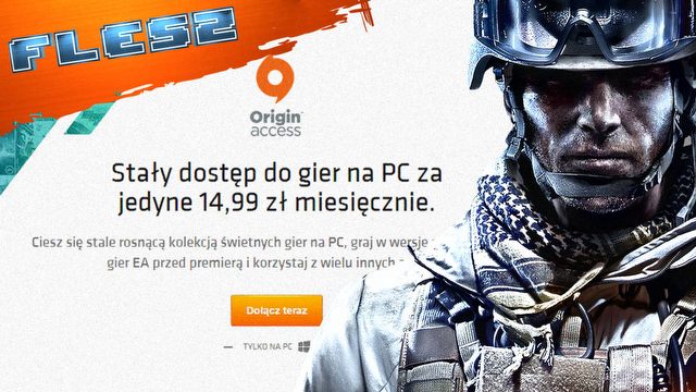 Netflix dla graczy? Origin Access w Polsce - FLESZ 28 stycznia 2016