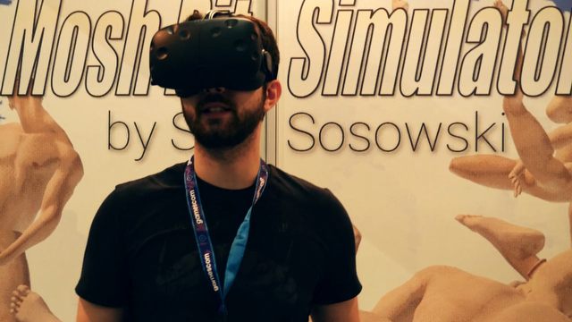 2 minuty z najgłupszą grą targów. Gramy w polski Mosh Pit Simulator