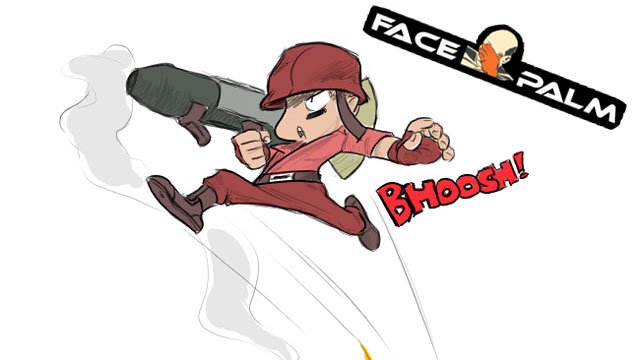 Facepalm - rocket jump