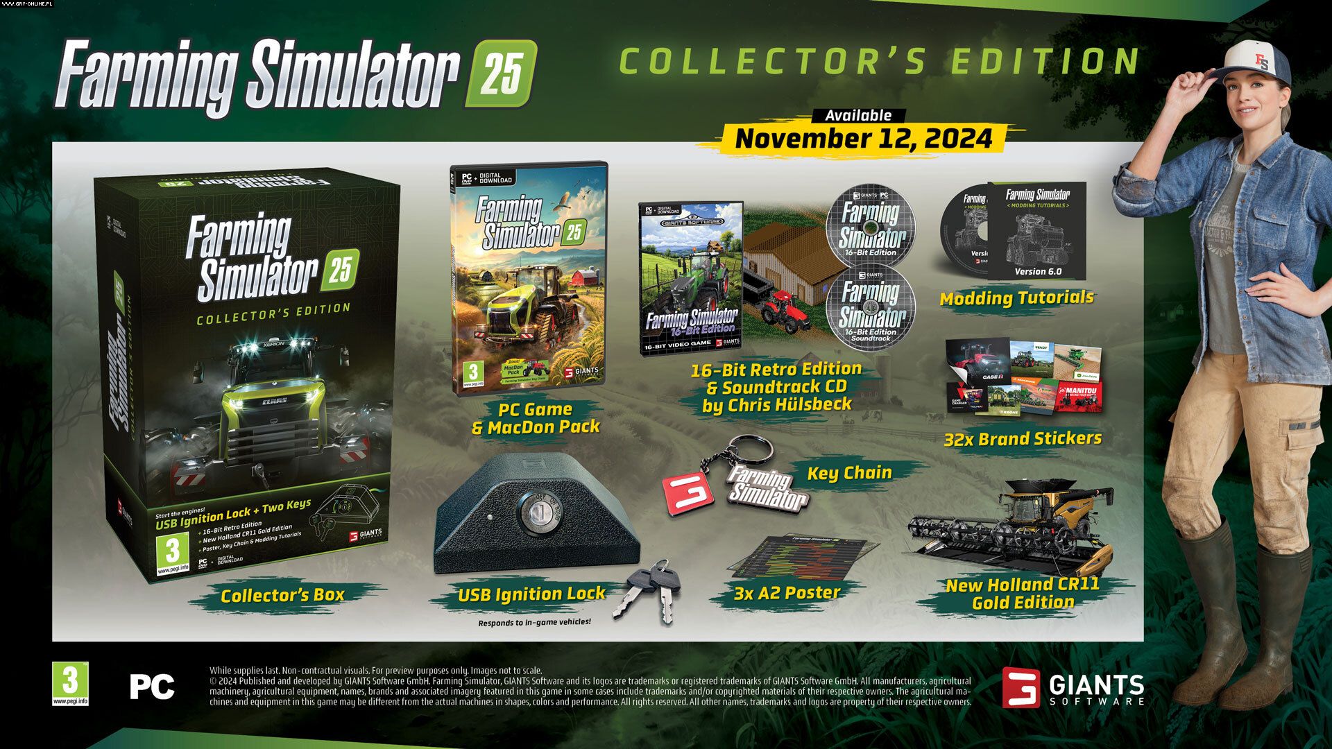 Farming Simulator 25 With Release Date. Collector's Edition Revealed