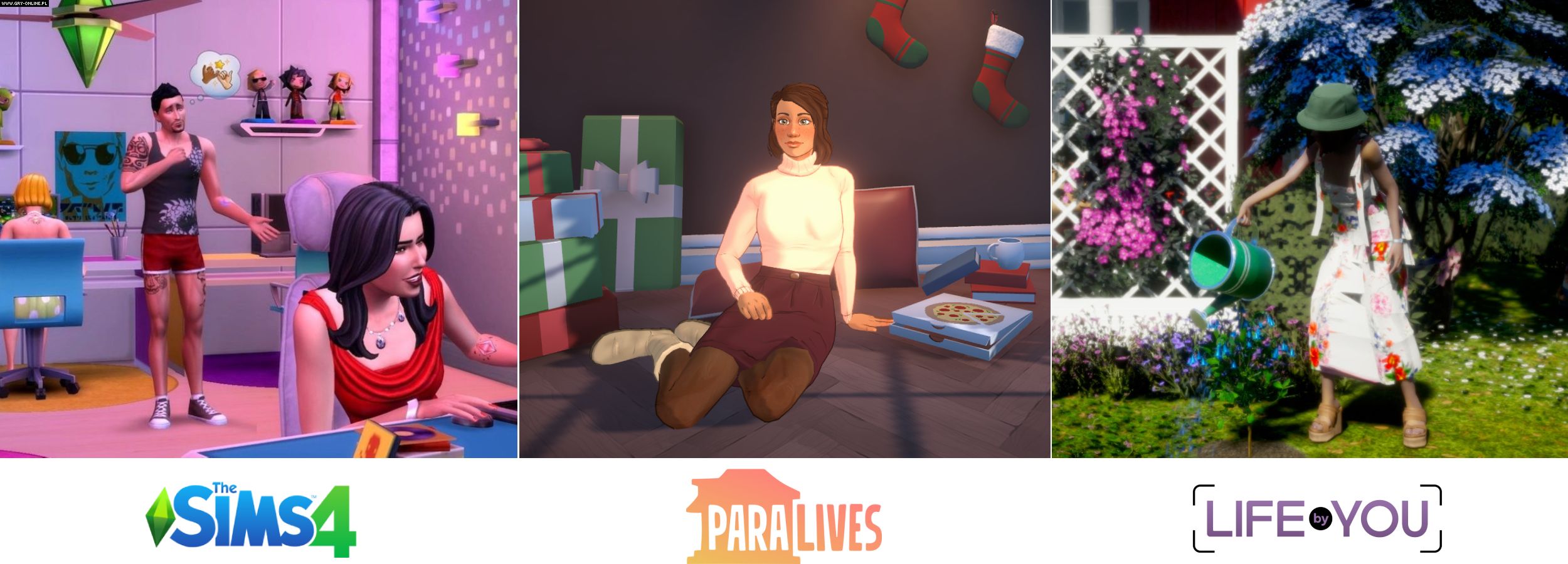 The Sims 4 vs Paralives vs Life by You - Similar, Yet Different