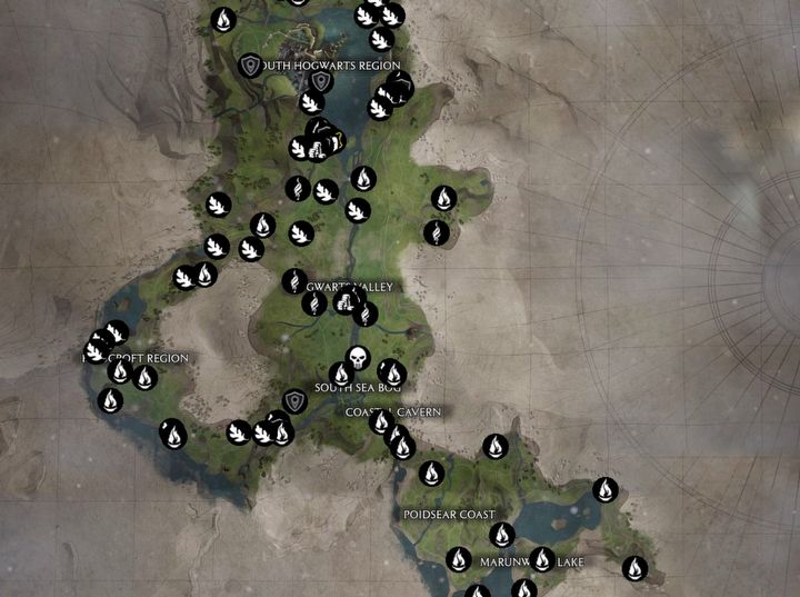 Interactive Maps for Hogwarts Legacy - picture #2