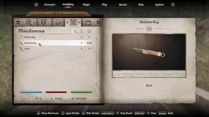 1 - Oblivion Remastered: How to get the Skeleton Key? - Exploration and quests - Oblivion Remastered Guide