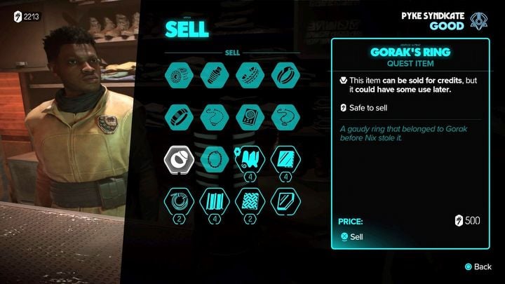 3 - Star Wars Outlaws: Give or sell Goraks ring? - Important Choices - Star Wars Outlaws Guide