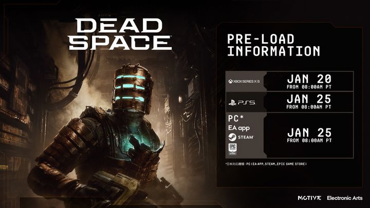 Dead Space Remake Launch and Preload Schedule - picture #2