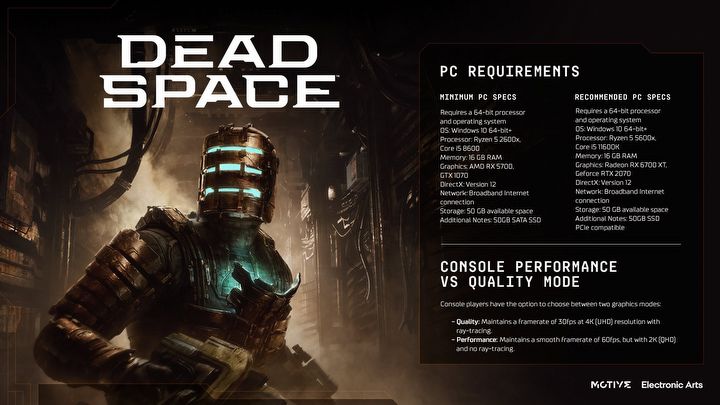 Dead Space Remake Launch and Preload Schedule - picture #3