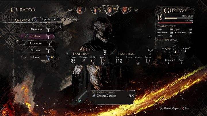 6 - Expedition 33: How to upgrade a weapon? - Combat - Expedition 33 Guide