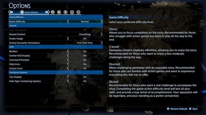 2 - Death Stranding 2: Difficulty levels - Basics - Death Stranding 2 Guide