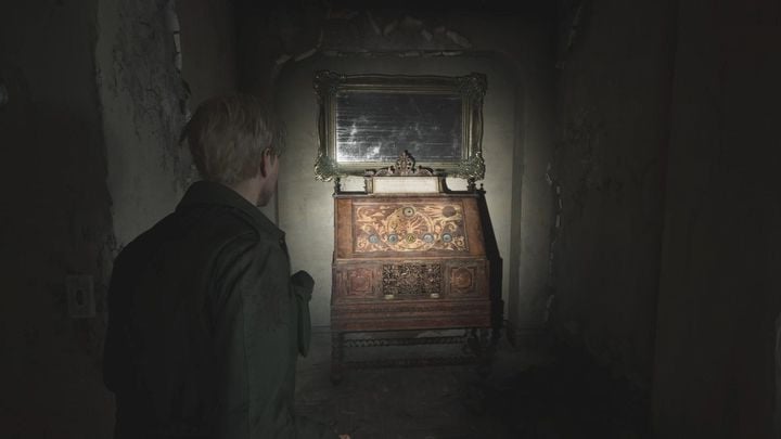 1 - Silent Hill 2 Remake: How to open the desk in the reception at Wood Side Apartments? - Puzzles - Silent Hill 2 Remake Guide