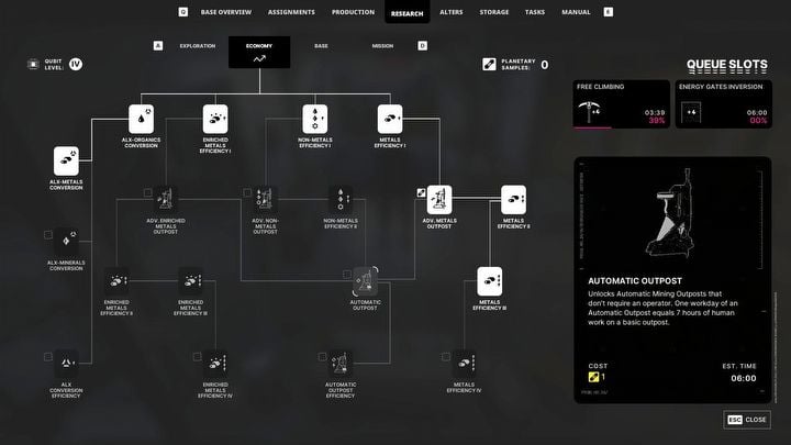16 - The Alters: Best Research Projects - Basics - The Alters Guide