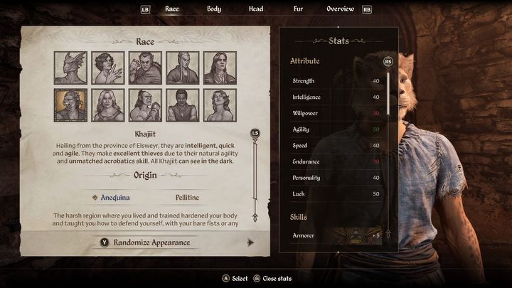 1 - Oblivion Remastered: Character creator in the remaster - Basics - Oblivion Remastered Guide