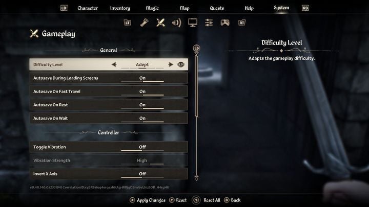 1 - Oblivion Remastered: All difficulty levels in the remaster - Basics - Oblivion Remastered Guide