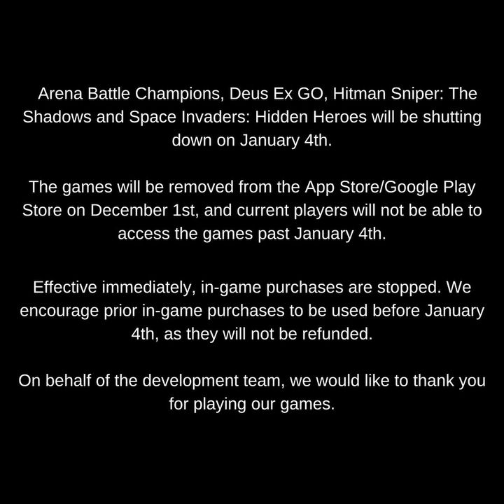 Deus Ex GO to be Killed Off; Even Owners Will Lose It - picture #1