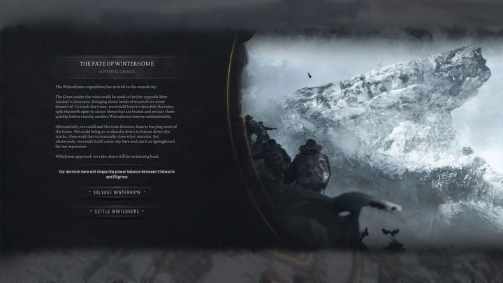 5 - Frostpunk 2: All choices in the campaign - Basics - Frostpunk 2 Guide