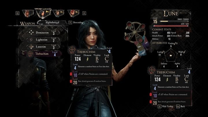 3 - Expedition 33: What are Lunes stains? - Character development - Expedition 33 Guide