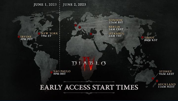 Diablo 4 Preload and Early Access Launch Schedule - picture #1