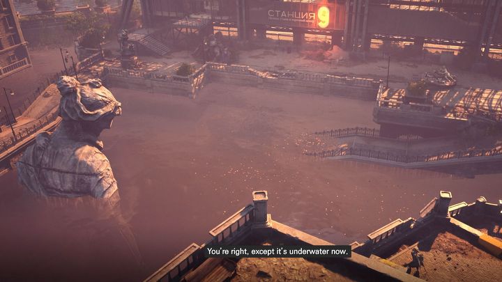1 - Stellar Blade: How to lower the water level in the Commercial Sector on Eidos 7? - Puzzles - Stellar Blade Guide