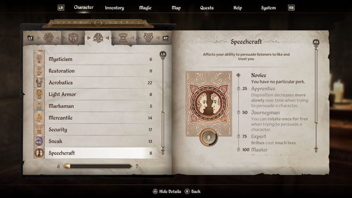 8 - Oblivion Remastered: How to persuade in the remaster? - Character development and equipment - Oblivion Remastered Guide