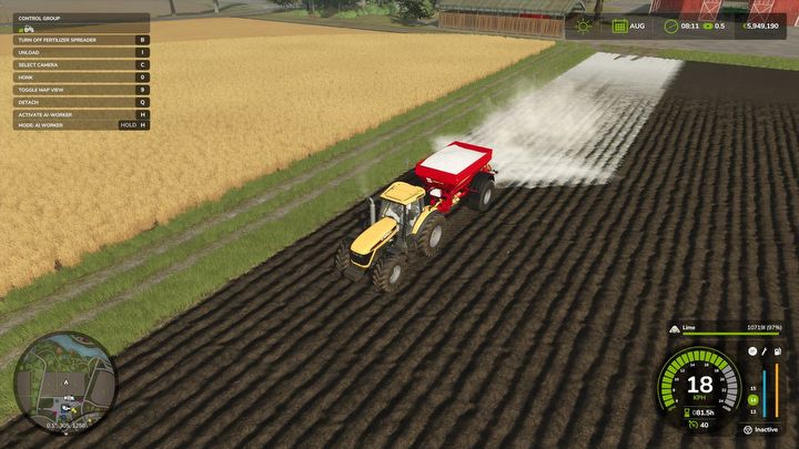 1 - Farming Simulator 25: Lime spreading - Cultivation of plants - Farming Simulator 25 Guide