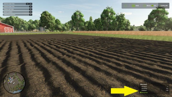 2 - Farming Simulator 25: Lime spreading - Cultivation of plants - Farming Simulator 25 Guide