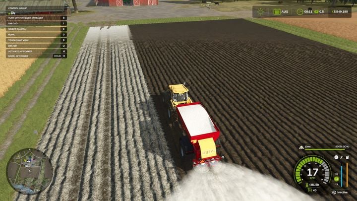 6 - Farming Simulator 25: Lime spreading - Cultivation of plants - Farming Simulator 25 Guide