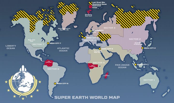 Super Earth in Helldivers 2 Is Our World That Went Through a Lot. Map From Devs Reveals Plenty of Exciting Lore - picture #1