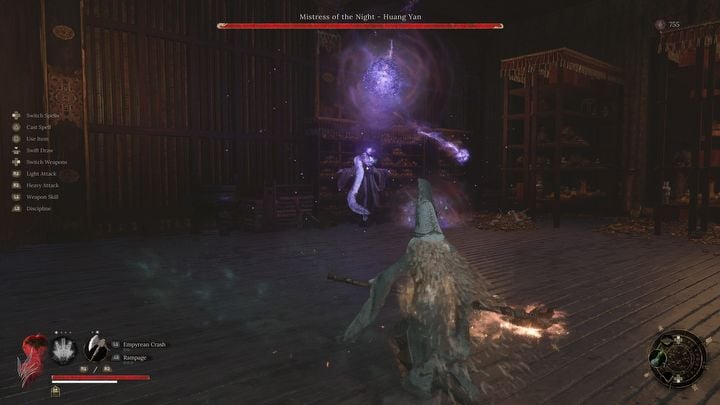 10 - Wuchang Fallen Feathers: How to beat Mistress of the Night Huang Yan? - Bosses - Wuchang Fallen Feathers Guide