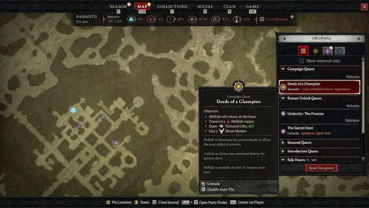 2 - Diablo 4 Vessel of Hatred: How to complete the Deeds of a Champion DLC quest? - End game - Diablo 4 Guide