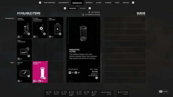 7 - The Alters: How to avoid radiation and magnetic storms? - The Alters: Exploration - The Alters Guide