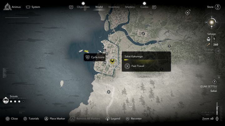 3 - AC Shadows: How does fast travel work? All viewpoints map - Exploration - Assassins Creed Shadows Guide