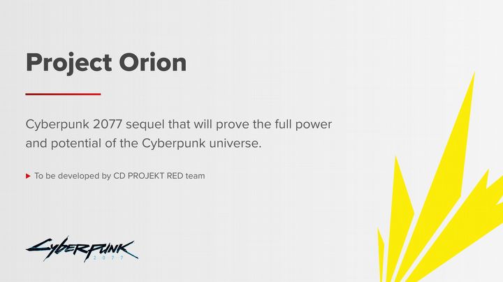 Cyberpunk 2077 Sequel is Official and Its Called Project Orion - picture #1
