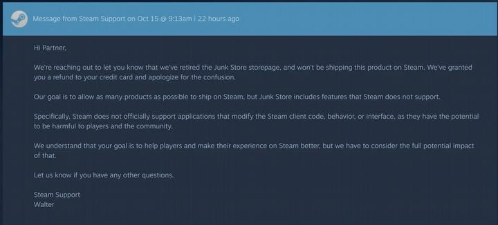 Valve Removes App Form Steam That Allows Access to Epic Games Store and GOG on Steam Deck - picture #1