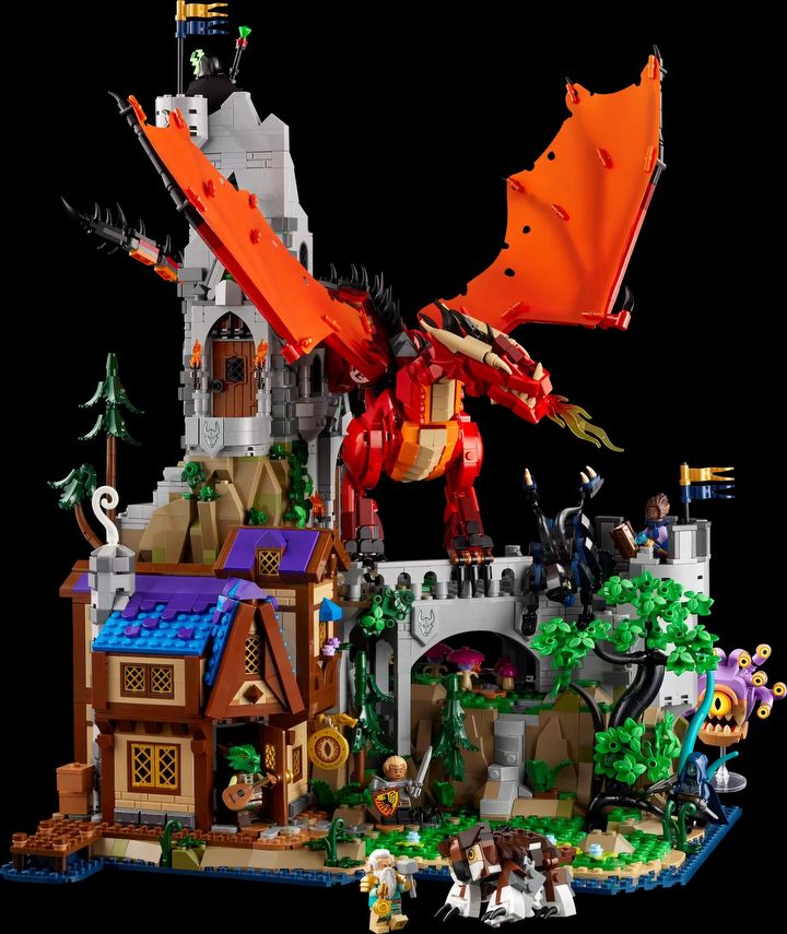 Lego Unveils Epic Set From Dungeons and Dragons. Almost 4,000 Parts, Bunch of Figures, and Huge Dragon - picture #1