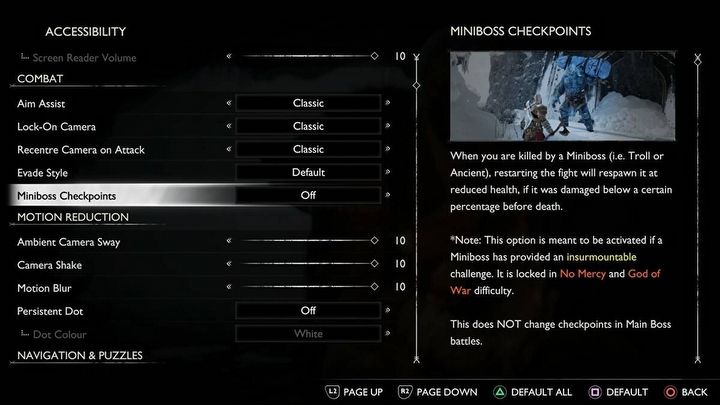 God of War Ragnarok as Example of Accessibility Features - picture #1